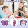 Positive energy butterfly hug pocket mini handmade plush wool knitting doll with card funny christams gift home room decoration 3
