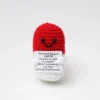 New handmade knitted capsule doll with positive card home room decoration funny crochet emotional support capsule ornament gifts 3