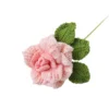 Rose knitted flowers crochet wedding bouquet flower knitted bouquet home party decor friends gift graduation bouquet 5
