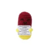 New handmade knitted capsule doll with positive card home room decoration funny crochet emotional support capsule ornament gifts 6