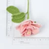 New crochet flowers bouquet creative knitted flower wedding decor artificial flower knitting bouquet home decor 4
