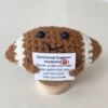 Crochet ball emotional support positive crochet doll funny gifts for boyfriends emotional support kintted toy 4