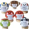 Crochet ball emotional support positive crochet doll funny gifts for boyfriends emotional support kintted toy 1