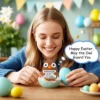 Funny crochet positive inspirational emotional support owl doll home room decoration handmade knitted owl desktop ornament gift 4