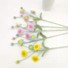 Daisy crochet flowers bouquet cute knitting flowers creative artificial flower handwoven plant table home decor 1