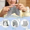 New crochet cat doll ornament home room decoration handmade knitted positive energy cat doll with card christmas party gifts 4
