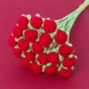 1pc creative crochet flowers finished knitting rose flower wedding bouquet cute fake flowers friends gift home decor 1