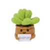 Mini cute crochet flowers finished handmade cactus heart potted plants handmade bouquets home desktop decoration christmas gift 6