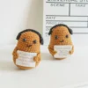 Positive cute potato home room decor mini handmade plush ornament knitting wool yarn doll birthday gifts room decorations 2