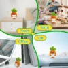 Positive crochet carrot doll with affirmation card home room decoration funny handmade plush wool doll ornaments christmas gifts 5