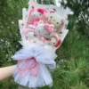Christmas gifts cartoon sanrio plush bouquet my melody kuromi cinnamoroll kt cat plush doll toy valentine graduation gifts 2