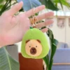 12 15cm cartoon anime capybara plush keychains dolls small pendant backpack hangings for kids birthday christmas gift 5