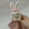 Baby soother appease towel bib soft animal rabbit sleeping doll teether infants soft comfort sleeping nursing cuddling blanket t 3