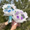 Anime stitch plush bouquet stuffed super soft kids doll christmas birthday valentine graduation gifts 3
