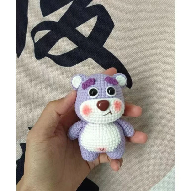 Crochet kit hand knit doll bear diy knitting amigurumis doll crocheting craft kits with full set material/finished creative gift 4