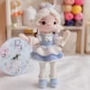 Handmade crochet amigurumi winter doll knitting seasons doll crafts diy hook material set home yarn pattern in english girl gift 4