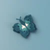 1 10pcs knitting butterfly diy clothes appliques crochet patches accessories handmade crochet craft amigurumi hair clip decor 4