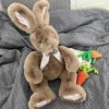 Long ears rabbit plush animals toys stuffed bunny bow knot soft doll baby kids accompany sleep toys for kids birthday gifts 4