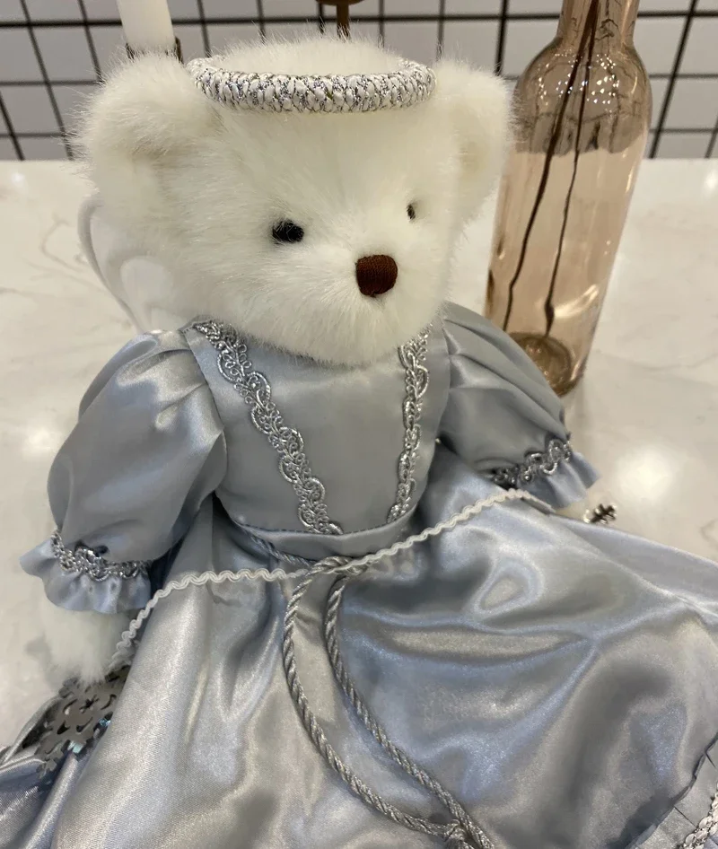 About 35cm angel teddy bear plush stuffed toys in skirt plush joint teddy bear doll birthday christmas gift for girl children 4