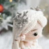 Christmas crochet girls set amigurumi handmade knittin doll diy hook materials kit for christmas decoration crafts child gifts 2