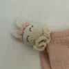 Baby soother appease towel bib soft animal rabbit sleeping doll teether infants soft comfort sleeping nursing cuddling blanket t 5