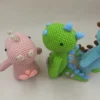 Crochet plush dinosaur dolls baby kawaii stuffed toys kids sleeping doll for girls boys christmas birthday gift room decor 2