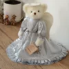 About 35cm angel teddy bear plush stuffed toys in skirt plush joint teddy bear doll birthday christmas gift for girl children 1