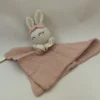 Baby soother appease towel bib soft animal rabbit sleeping doll teether infants soft comfort sleeping nursing cuddling blanket t 2