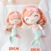 Quality stuffed doll princess style mermaid plush dolls best gift toys for kids girls home decor birthday present for children 4