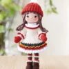 Handmade crochet girls crochet amigurumi dolls hook material set knitting yarn for home accessories pattern craft toy ornaments 6