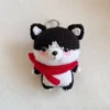 Crochet corgi dog erha dog doll material bag amigurumis diy handmade woven knitted cute little corgi ornament doll creative gift 6