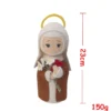 Handmade catholic saints doll religious gift for baptism, first communion santa clara santa catarina santa teresinha christmas 6