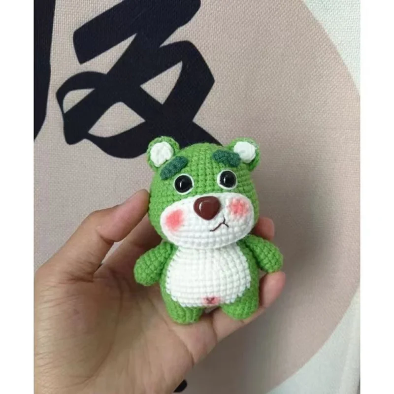 Crochet kit hand knit doll bear diy knitting amigurumis doll crocheting craft kits with full set material/finished creative gift 6
