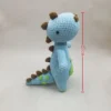 Crochet plush dinosaur dolls baby kawaii stuffed toys kids sleeping doll for girls boys christmas birthday gift room decor 6