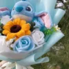 Cartoon anime stitch plush doll toy stuffed animals bouquet gift box valentine's day christmas graduation birthday gifts 3