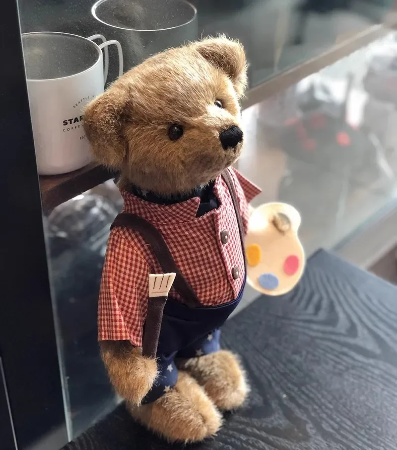 New artist teddy bear plush toys joint bear stuffed animal plush toy stuffed animals for friend christmas birthday gifts 4