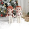 Christmas crochet girls set amigurumi handmade knittin doll diy hook materials kit for christmas decoration crafts child gifts 6
