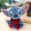 12cm lilo and stitch plush doll toys small pendant cute plush keychain bag hangings christmas birthday gifts for kids 4