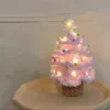 Handmade crochet christmas trees needlework crochet diy material kit hook knitting yarn xmas tree home decor christmas gifts 5