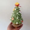 Christmas trees crochet diy material set kit christmas decoration knitting supplies amigurumi trees pattern hook creative gifts 3