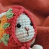 Pretty rabbit crochet kit needlework doll diy knitting amigurumi crocheting craft kits handmake with yarn accessories pattern 6