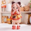 Crochet girls amigurumi crochet doll knitwear diy hook girls material kit with yarn accessories pattern children gift home decor 5