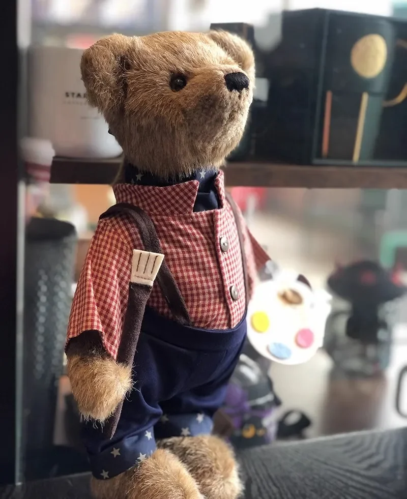 New artist teddy bear plush toys joint bear stuffed animal plush toy stuffed animals for friend christmas birthday gifts 3