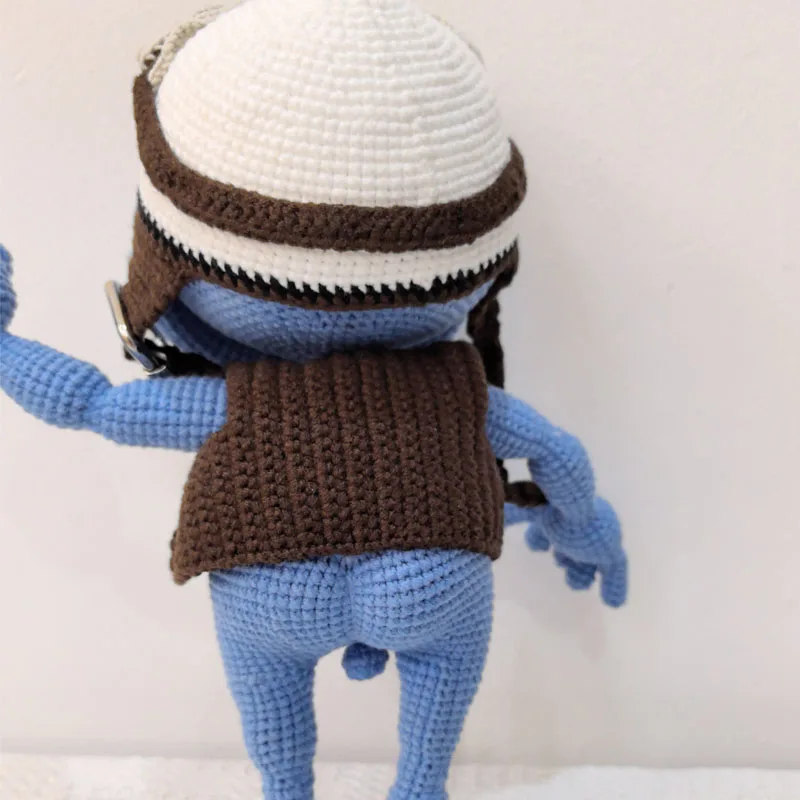 Crochet dolls anime doll crazy frog birthday gifts home deco finshed dolls 5