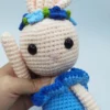 Handmade rabbit monkey crochet wool doll animal stuffed plush toy baby soothing baby sleeping plush toy gifts for kids birthday 5