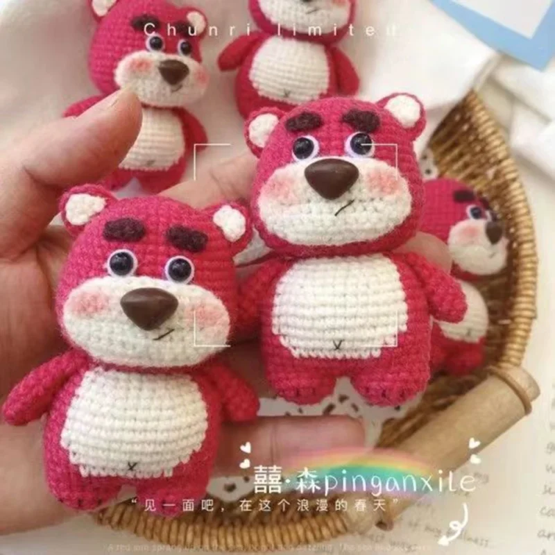 Crochet kit hand knit doll bear diy knitting amigurumis doll crocheting craft kits with full set material/finished creative gift 2