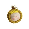 Creative crochet keychains handmade durian doll keychains knitting handmaking cartoon knitted keyring for keys handmade gifts 5