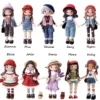 Handmade crochet girls crochet amigurumi dolls hook material set knitting yarn for home accessories pattern craft toy ornaments 1
