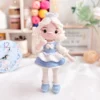 Handmade crochet amigurumi winter doll knitting seasons doll crafts diy hook material set home yarn pattern in english girl gift 1