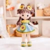 Crochet girls amigurumi crochet doll knitwear diy hook girls material kit with yarn accessories pattern children gift home decor 4